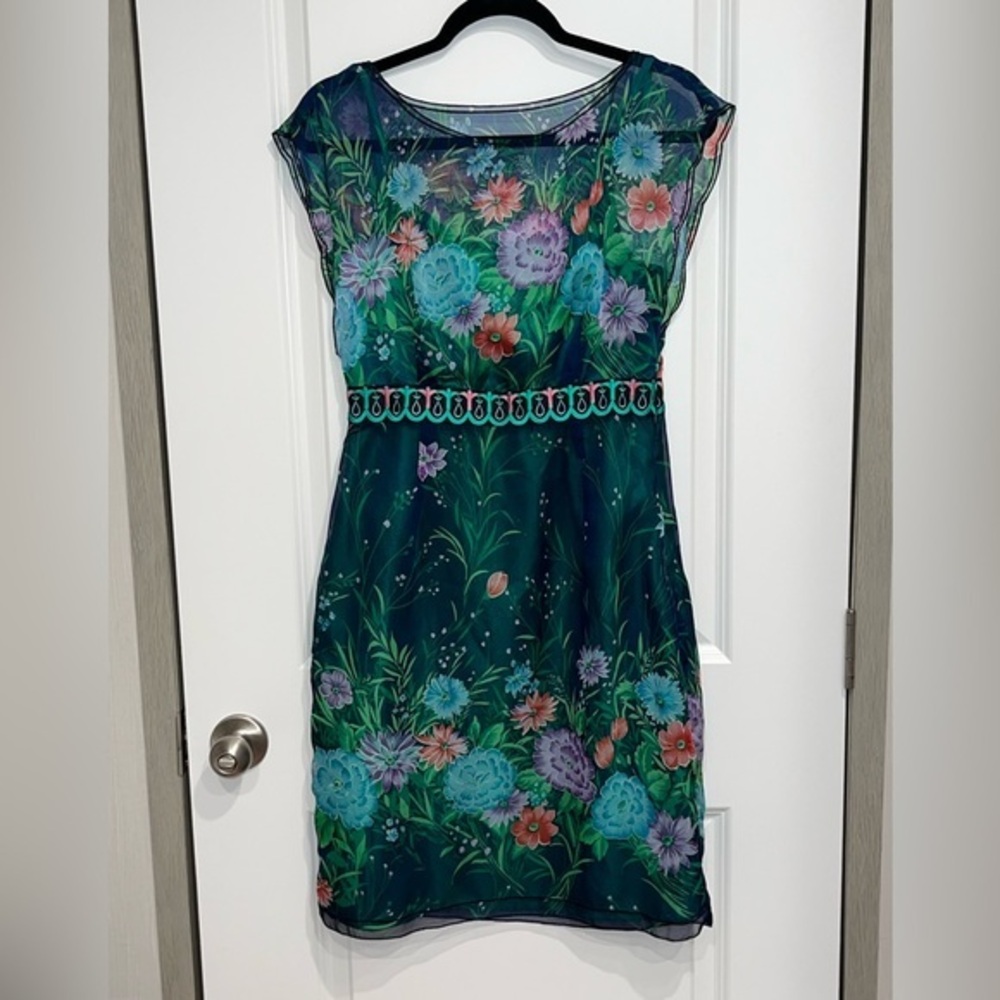 Anthropologie Ruby Belle Dress Party Retro Inspired Whimsical Fairy Size 6
